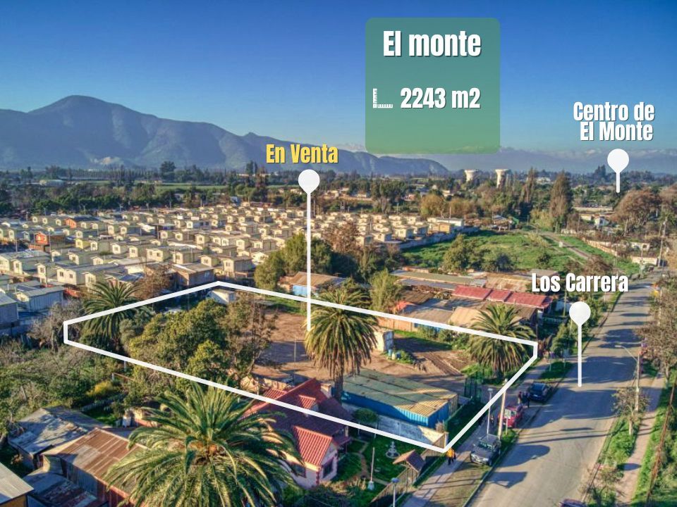 Venta Terreno El Monte - Región Metropolitana