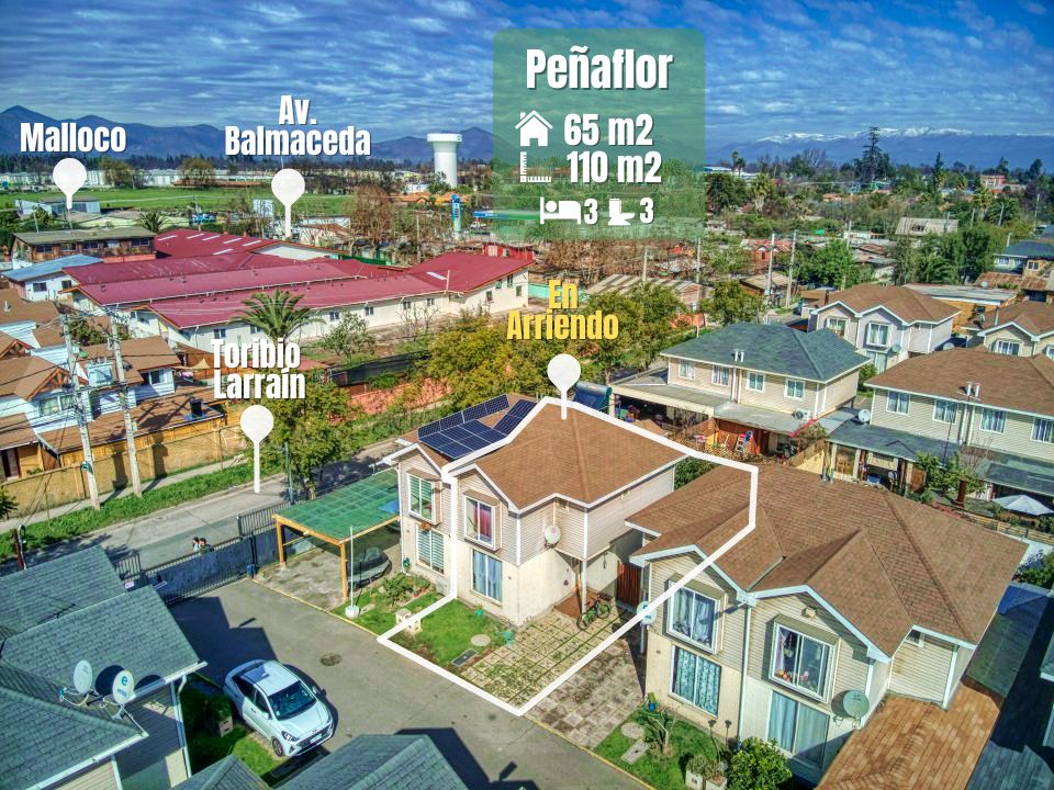 Arriendo en Peñaflor 3D / 3B
