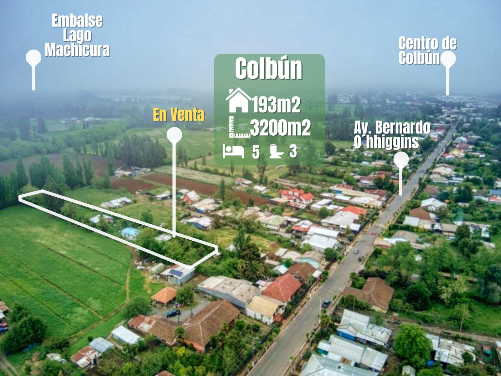 Venta Terreno Colbún - Maule