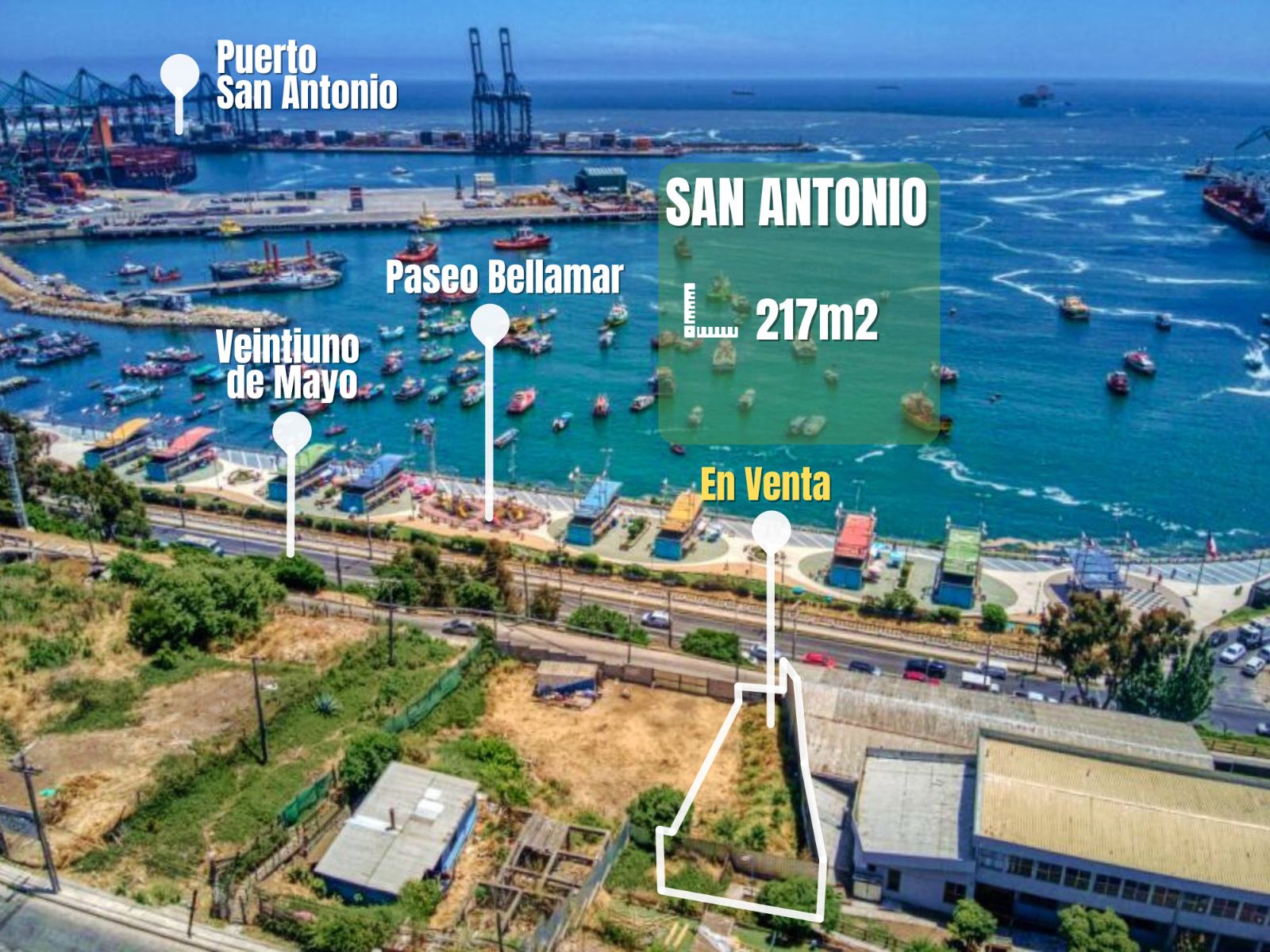 Venta Terreno San Antonio - Valparaíso